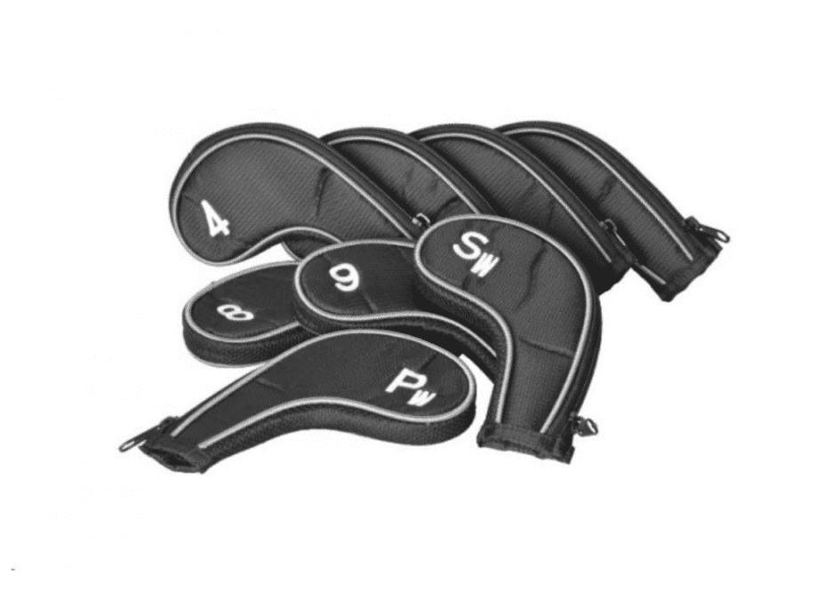Golf Gear Quilt with Short Zip 8 Piece Iron Cover